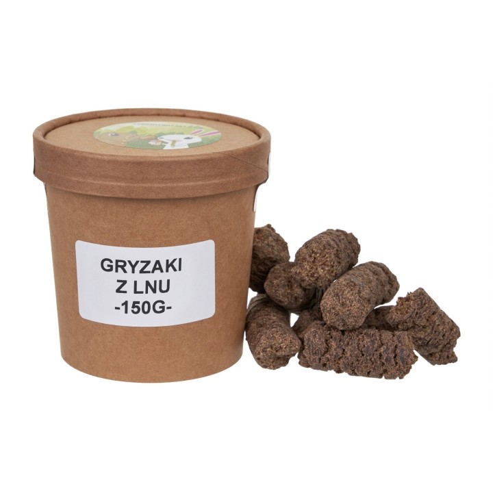 Factoryherbs GRYZAKI Z LNU Przysmak dla Gryzoni