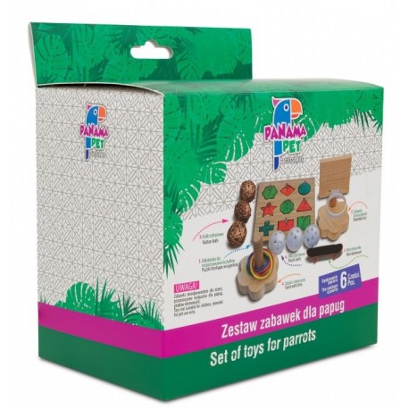 Panama Pet ZESTAW ZABAWEK dla Papug
