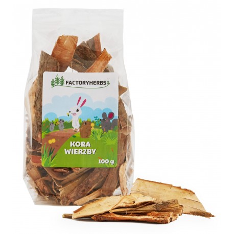 Factoryherbs Kora wierzby dla Królików i Gryzoni