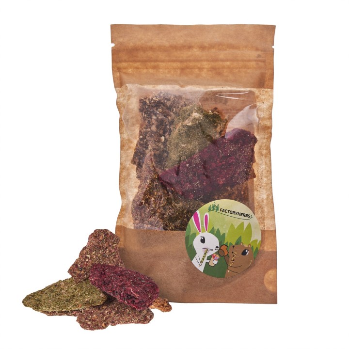 Factoryherbs Chipsy brzozowe ziołowo-warzywne dla Gryzoni
