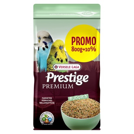 Versele Laga BUDGIES PREMIUM Pokarm DLA PAPUŻEK FALISTYCH 800g