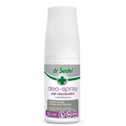 Dr Seidel DEO SPRAY z CHLORHEKSYDYNĄ dla Fretki 50ml