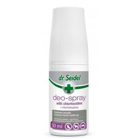 Dr Seidel DEO SPRAY z CHLORHEKSYDYNĄ dla Fretki 50ml