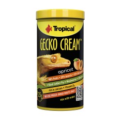 Tropical GECKO CREAM APRICOT Karma Morela dla Gekona 250ml