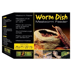 Exo Terra Worm Dish MISECZKA na ŻYWY POKARM dla Gadów Do Terrarium