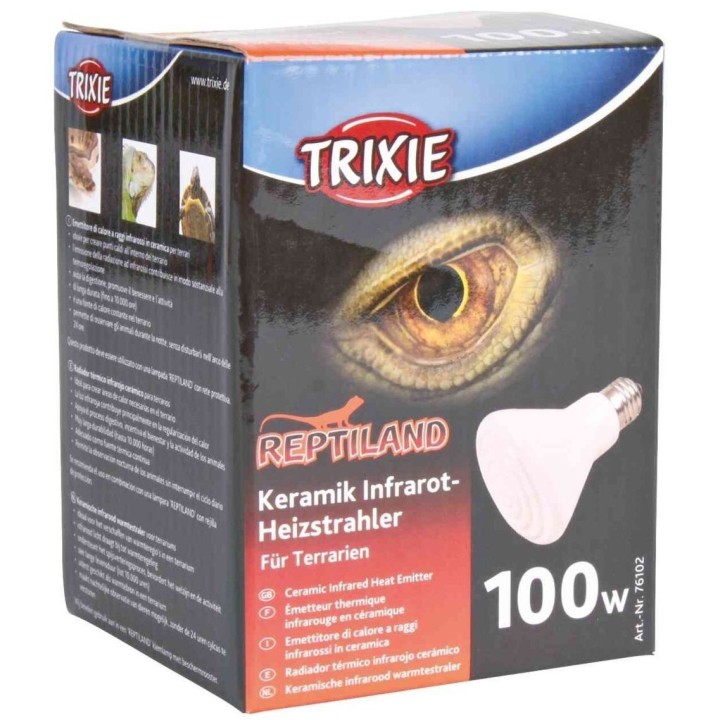 Trixie LAMPA CERAMICZNA Promiennik Podczerwień 100W do Terrarium
