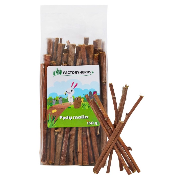 Factoryherbs gałązki Pędy Malin dla Gryzoni