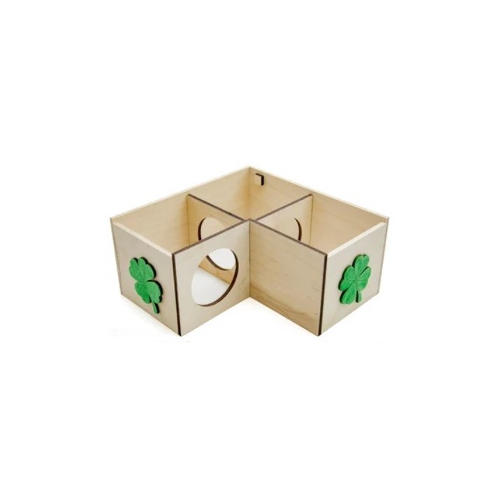 DOMEK DREWNIANY Wielokomorowy P-57 Pinokio dla Gryzoni