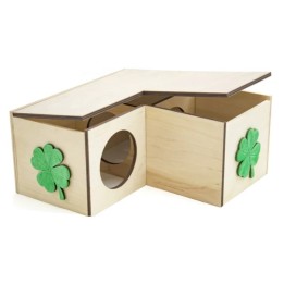 DOMEK DREWNIANY Wielokomorowy P-57 Pinokio dla Gryzoni
