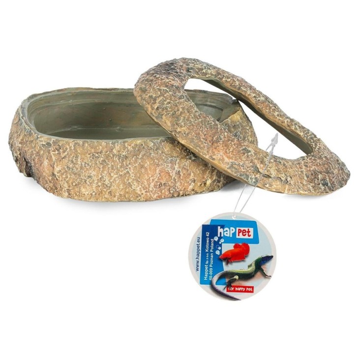 Happet MISECZKA Z POKRYWĄ do Terrarium