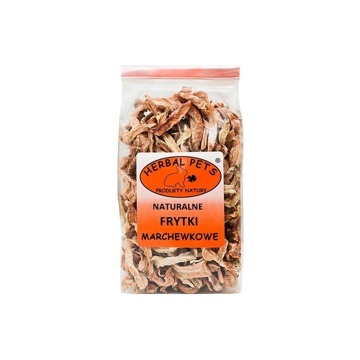 Herbal Pets Naturalne FRYTKI MARCHEWKOWE dla Królików i Gryzoni