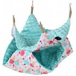 HAMAK PODWÓJNY PIĘTROWY z Norką MINKY dla Gryzoni