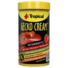 Tropical GECKO CREAM STRAWBERRY Karma Truskawka dla Gekona 100ml