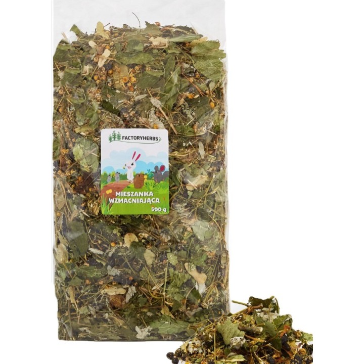 Factoryherbs Mieszanka Wzmacniająca 500g dla Gryzoni