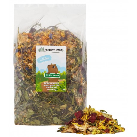 Factoryherbs Nie byle badyle dla Świnki Morskiej 1kg
