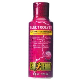 Exo Terra ELEKTROLITY z WITAMINĄ D3 w płynie dla Gadów