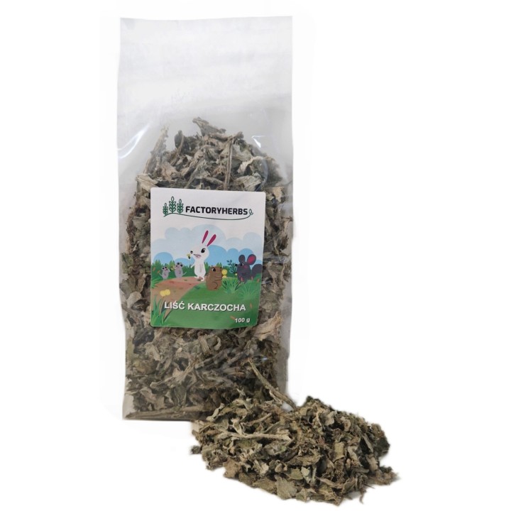 Factoryherbs LIŚĆ Karczocha dla Królików i Gryzoni