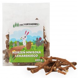 Factoryherbs Korzeń Mniszka Lekarskiego 100g dla Królików i Gryzoni