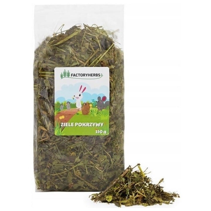 Factoryherbs Ziele Pokrzywy 150g dla Królików i Gryzoni