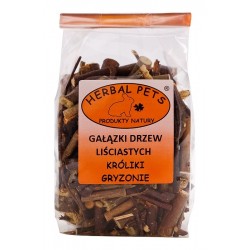 Herbal Pets GAŁĄZKI DRZEW LIŚCIASTYCH dla Królików i Gryzoni