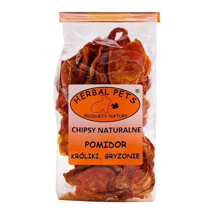 Herbal Pets Chipsy naturalne POMIDOR dla Królików i Gryzoni