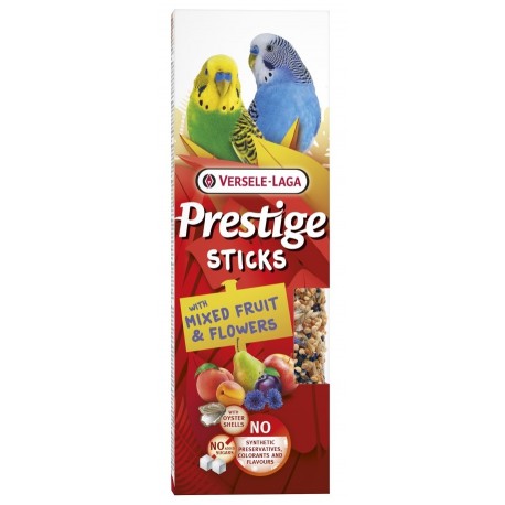 Versele Laga Prestige Sticks Small Parakeets 2xKOLBY z Owocami i Kwiatami dla Małych Papużek