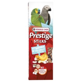 Versele Laga Prestige Sticks Parrots 2xMEGA KOLBY z Bananem i Kokosem dla Dużych Papug
