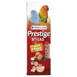 Versele Laga Prestige Sticks Small Parrots 2xKOLBY z Orzechami i Rodzynkami dla Małych Papug