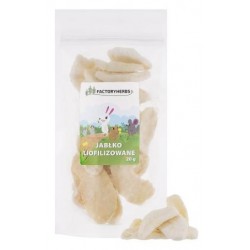 Factoryherbs Jabłko liofilizowane Przysmak Królików i dla Gryzoni