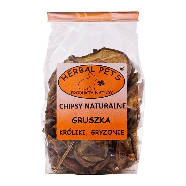 Herbal Pets Chipsy naturalne GRUSZKA dla Królików i Gryzoni