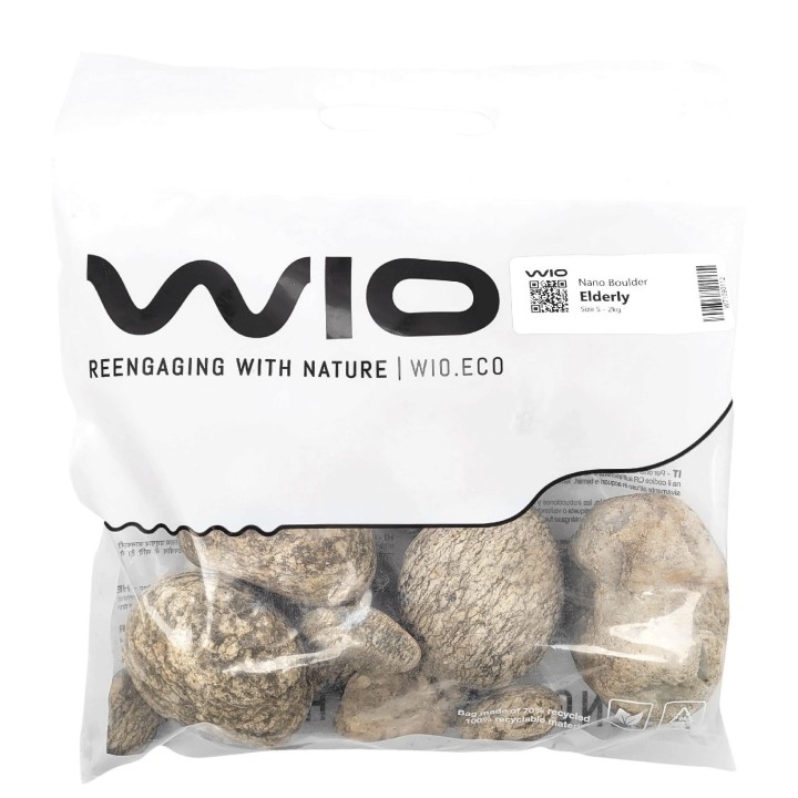 WIO Elderly Nano Boulder KAMIENIE DEKORACYJNE do Terrarium i Akwarium 2kg