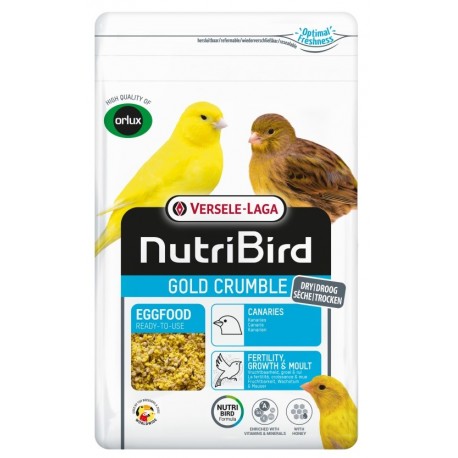 Versele Laga NutriBird Gold Crumble POKARM JAJECZNY SUCHY dla Żółtych Kanarków 1kg