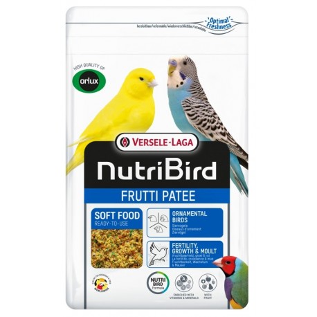 Versele Laga NutriBird Frutti Patee KONDYCJONUJĄCY PRZYSMAK OWOCOWY dla Ptaków Ozdobnych