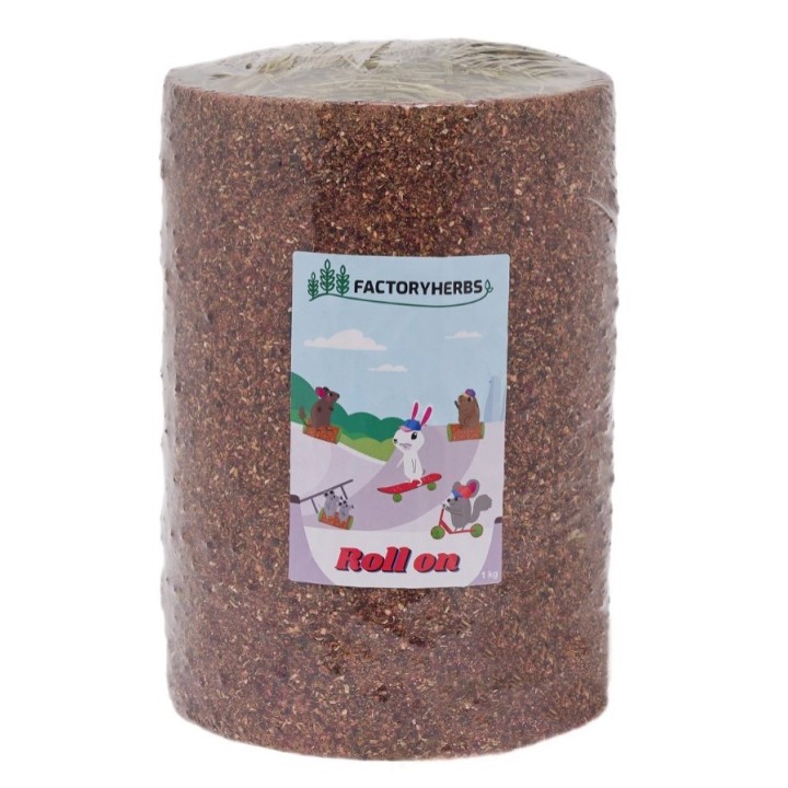 Factoryherbs ROLL ON TUNEL Mini z Przysmakami dla Królików i Gryzoni