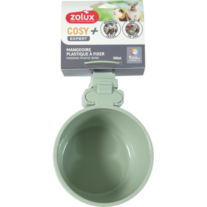 Zolux Cosy MISECZKA ZAWIESZANA KARMIDEŁKO dla Królików i Gryzoni 500ml