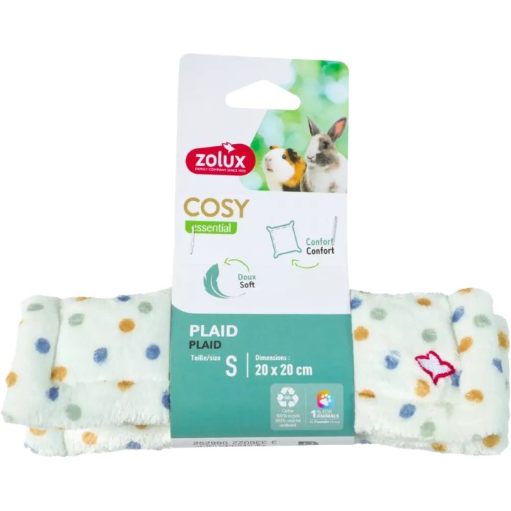 Zolux Cosy MINI PLED Mata Polarowa dla Królików i Kawii Domowej 20x20cm