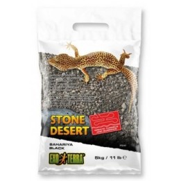 Exo-Terra Stone Desert GLEBA PUSTYNNA CZARNA Podłoże do Terrarium 5kg