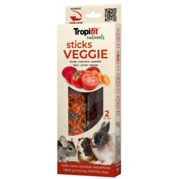 Tropifit Natural Sticks Veggie KOLBYx2 WARZYWNE dla Królików i Gryzoni