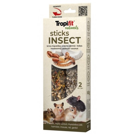 Tropifit Natural Sticks Insect KOLBYx2 Z MĄCZNIKIEM dla Gryzoni
