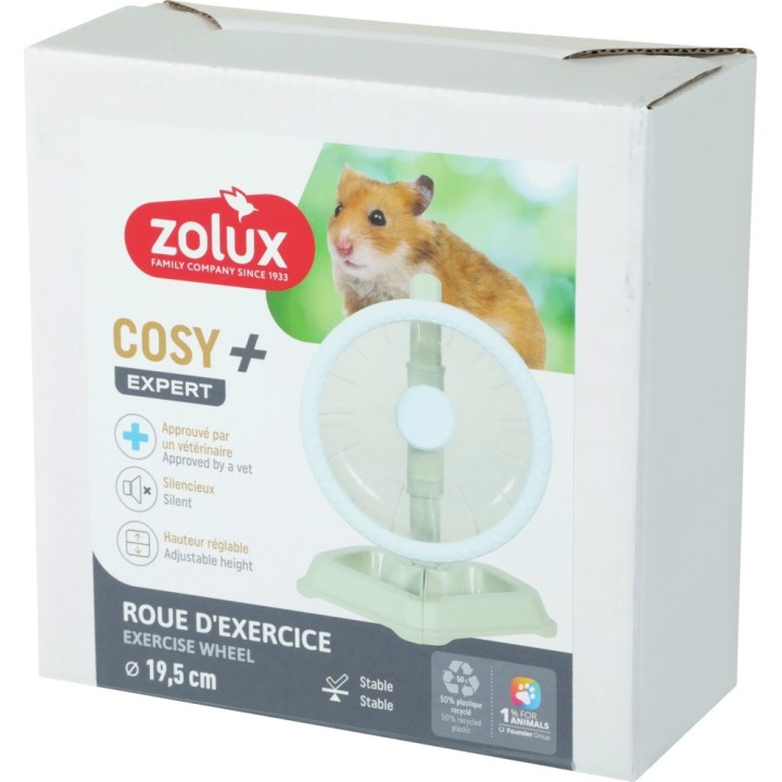 Zolux Cosy KOŁOWROTEK PLASTIKOWY dla Gryzonia 19,5cm