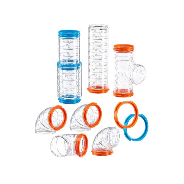 Ferplast Kit Tube Line Curve ZESTAW TUNELI I KOLANEK do Systemu Tube Line dla Gryzoni