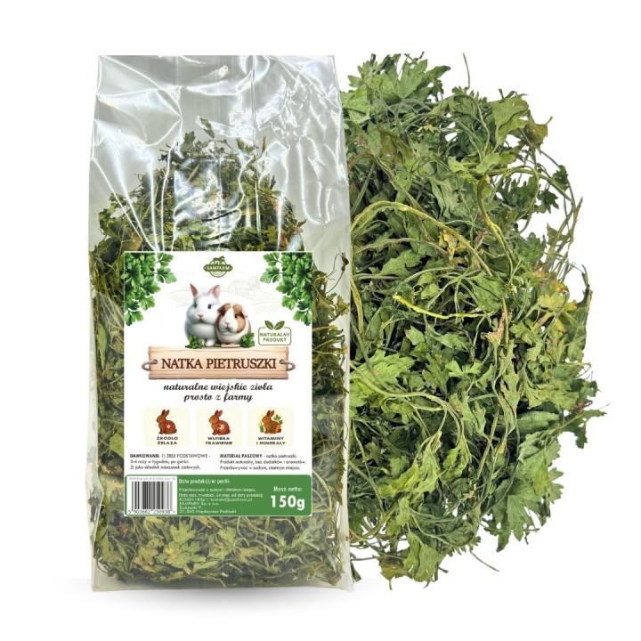 Samfarm NATKA PIETRUSZKI dla Królików i Gryzoni 150g