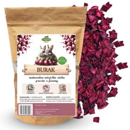 Samfarm BURACZEK SZUSZONY Kostka dla Królików i Gryzoni 500g