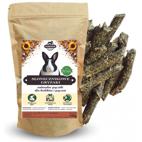 Samfarm GRYZAKI SŁONECZNIKOWE dla Królików i Gryzoni