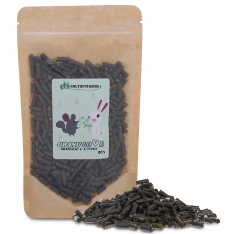 Factoryherbs GRANULAT Z ZIELA LUCERNY dla Królików i Gryzoni