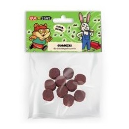 Ham-Stake DROPSY NATURALNE BURACZKI dla Zdrowego Krążenia dla Królików i Gryzoni