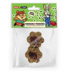 Ham-Stake SIANO-KĘSKI PRZYSMAK Z TRUSKAWKĄ dla Królików i Gryzoni