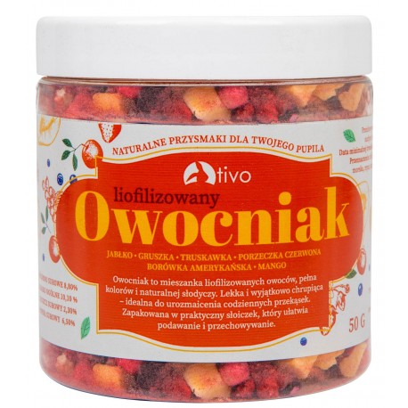 Tivo OWOCNIAK Mieszanka owocowa dla Królików i Gryzoni