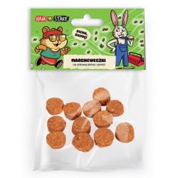 Ham-Stake DROPSY NATURALNE MARCHEWECZKI na Skórę i Śierść dla Królików i Gryzoni