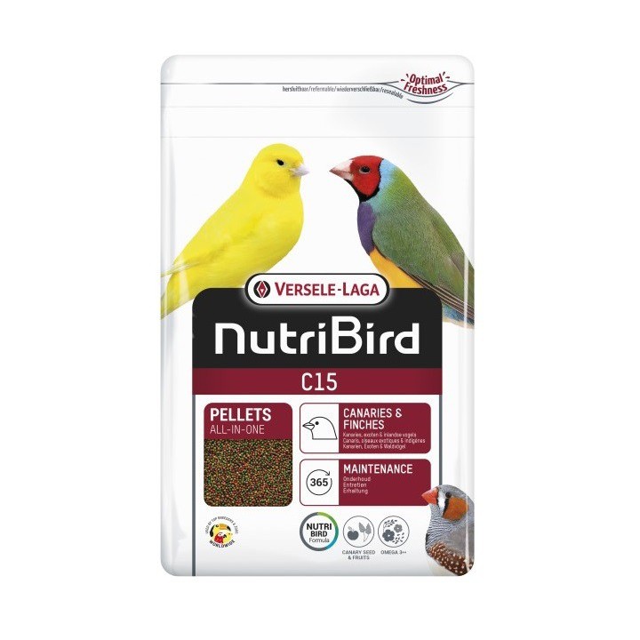 NutriBird C15 Maintenance POKARM Granulat dla KANARKA 3kg